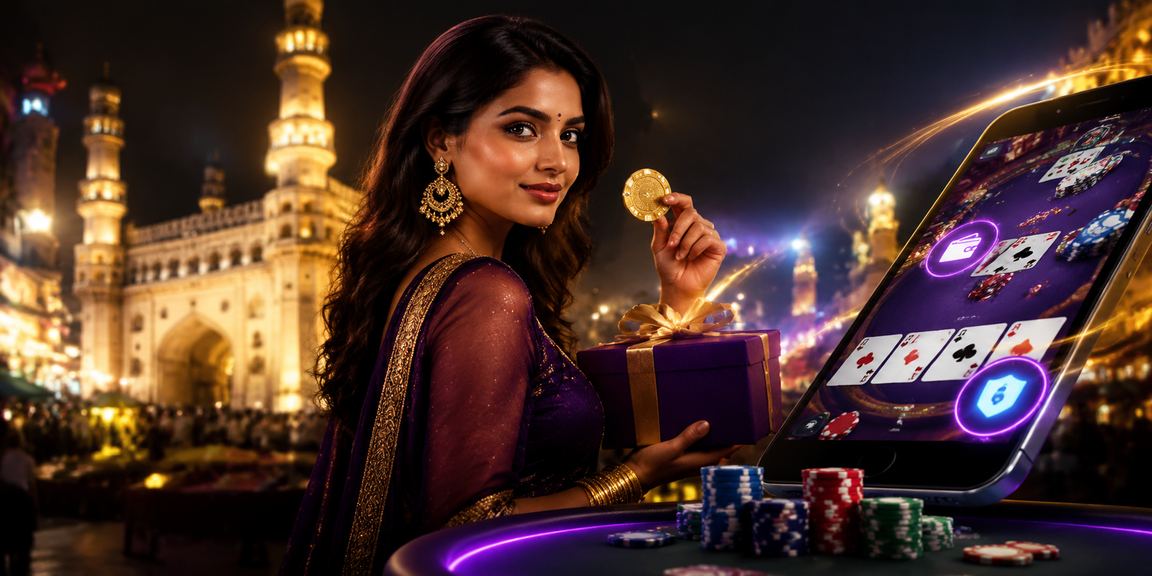 Hyderabad Charminar night market poker game